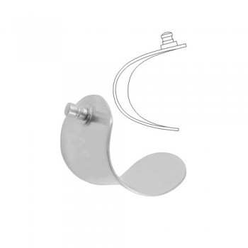 Lateral Blade Stainless Steel, Blade Size 50 x 58 mm